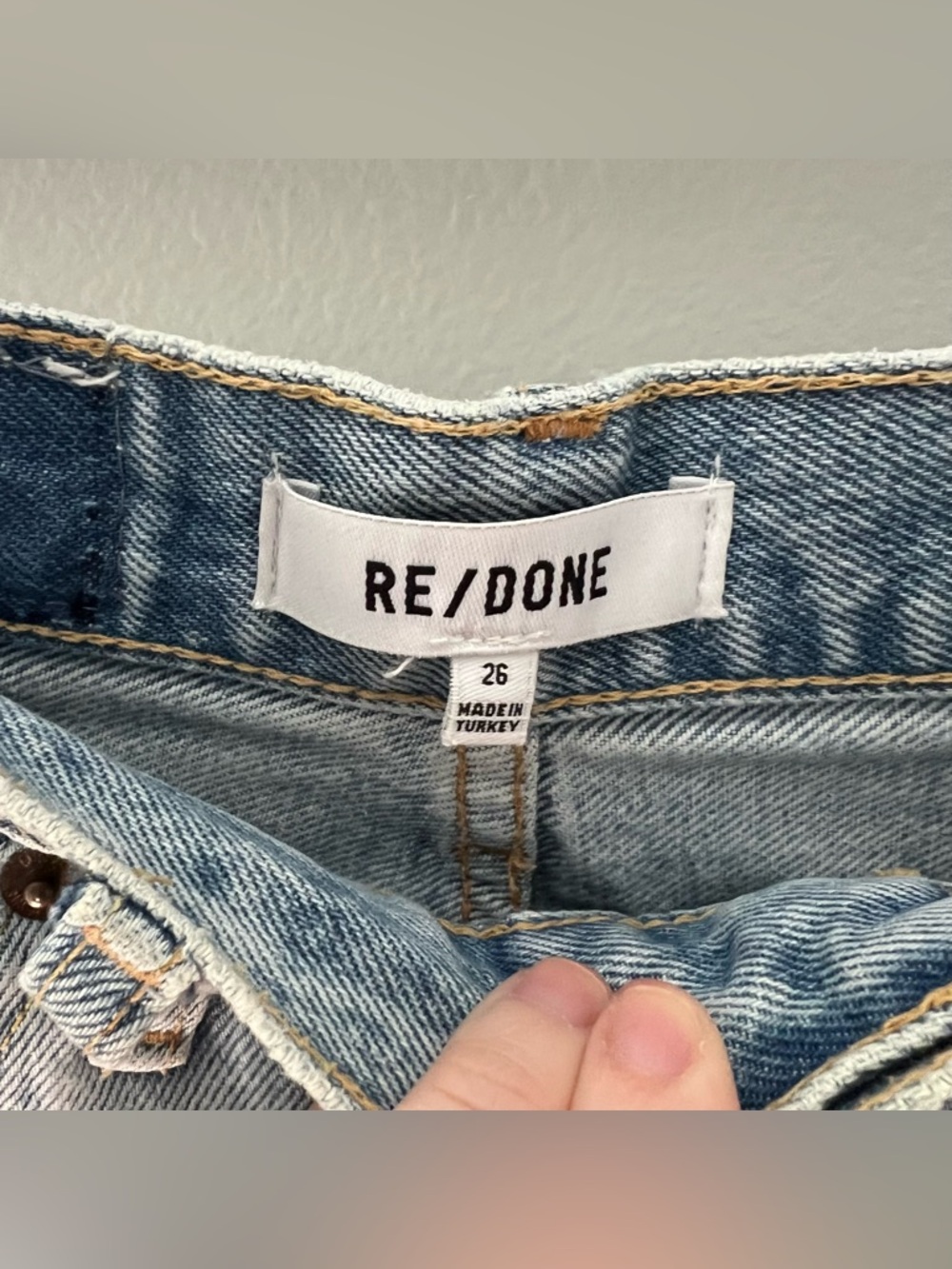 Re/Done 50s Cutoffs Denim Shorts - Picture 2 of 4